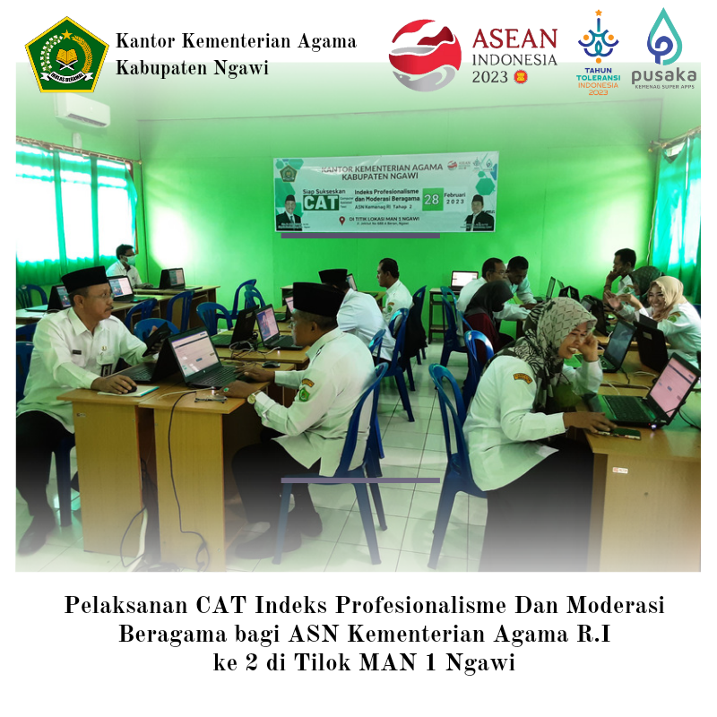 Tes CAT IPMB Tahap Ke - 2 DiTilok MAN 1 Ngawi