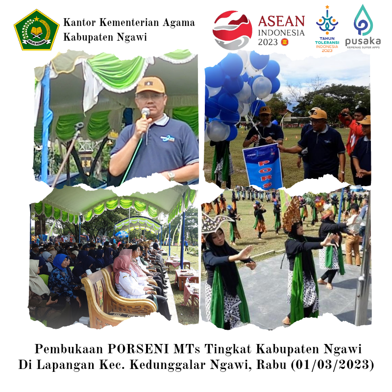 Spektakuler Pembukaan Porseni MTs Tingkat Kabupaten Ngawi