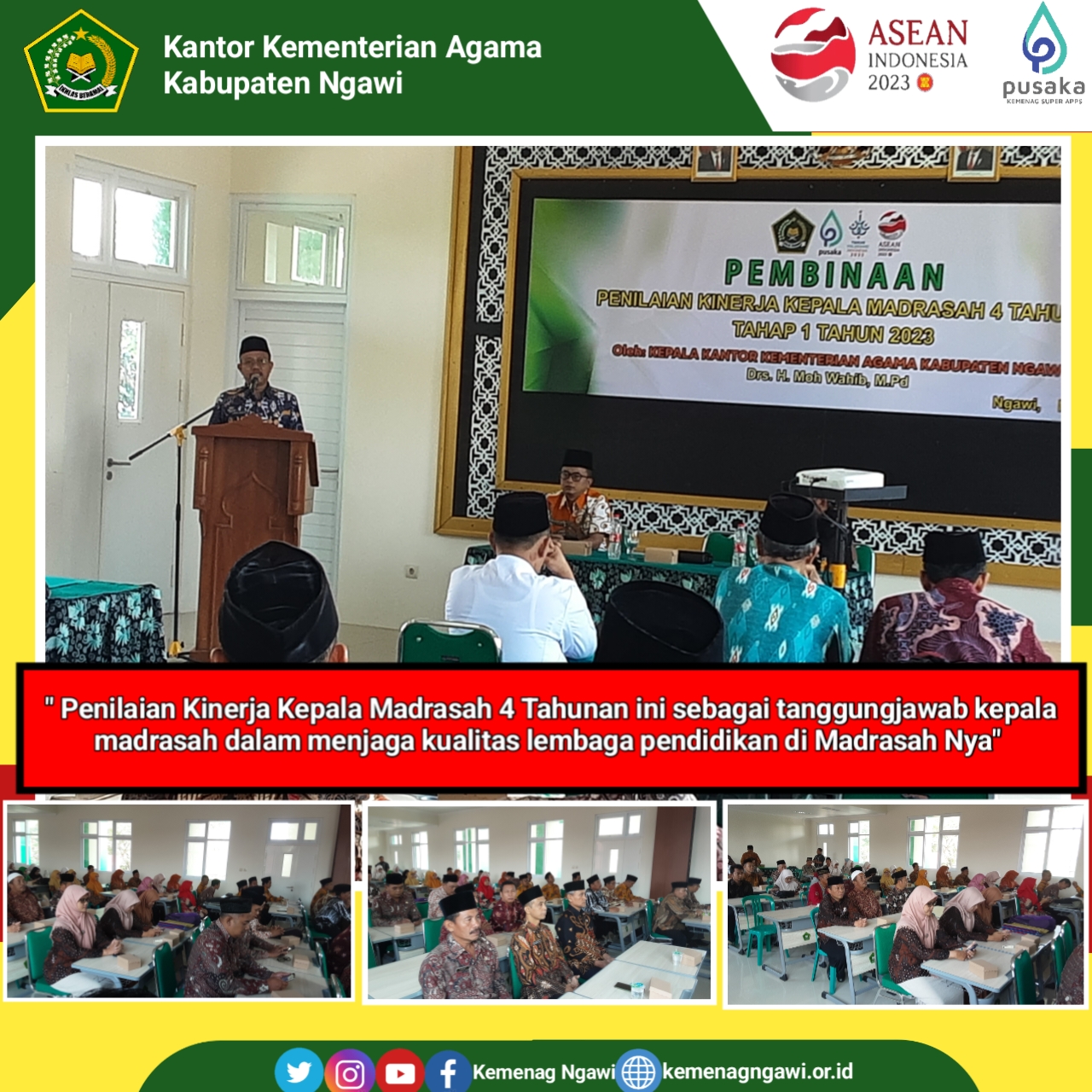 Pembinaan PKKM 4 Tahunan Tahap I Tahun 2023