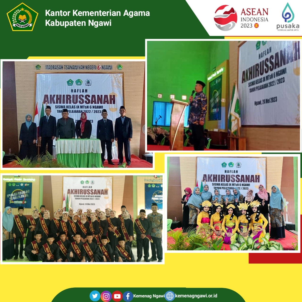 Haflah Akhirussanah Kelas 9 Tapel 2022/2023 MTsN 6 Ngawi