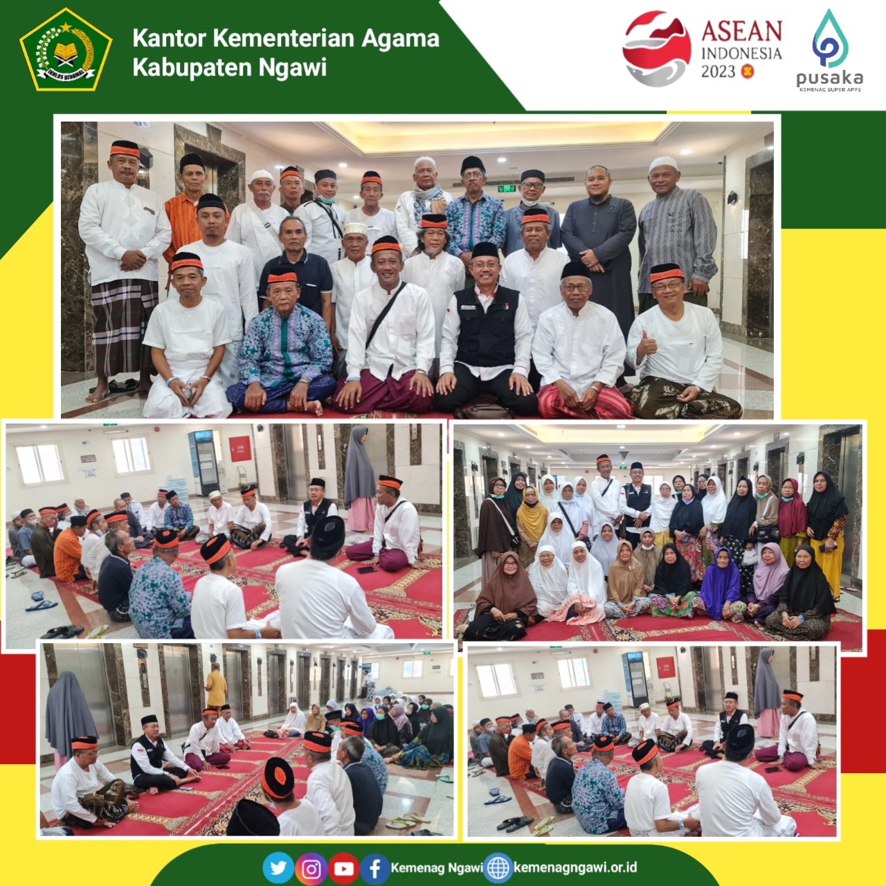 Silaturrahmi Petugas Haji ke Jamaah Haji Ngawi SUB 44