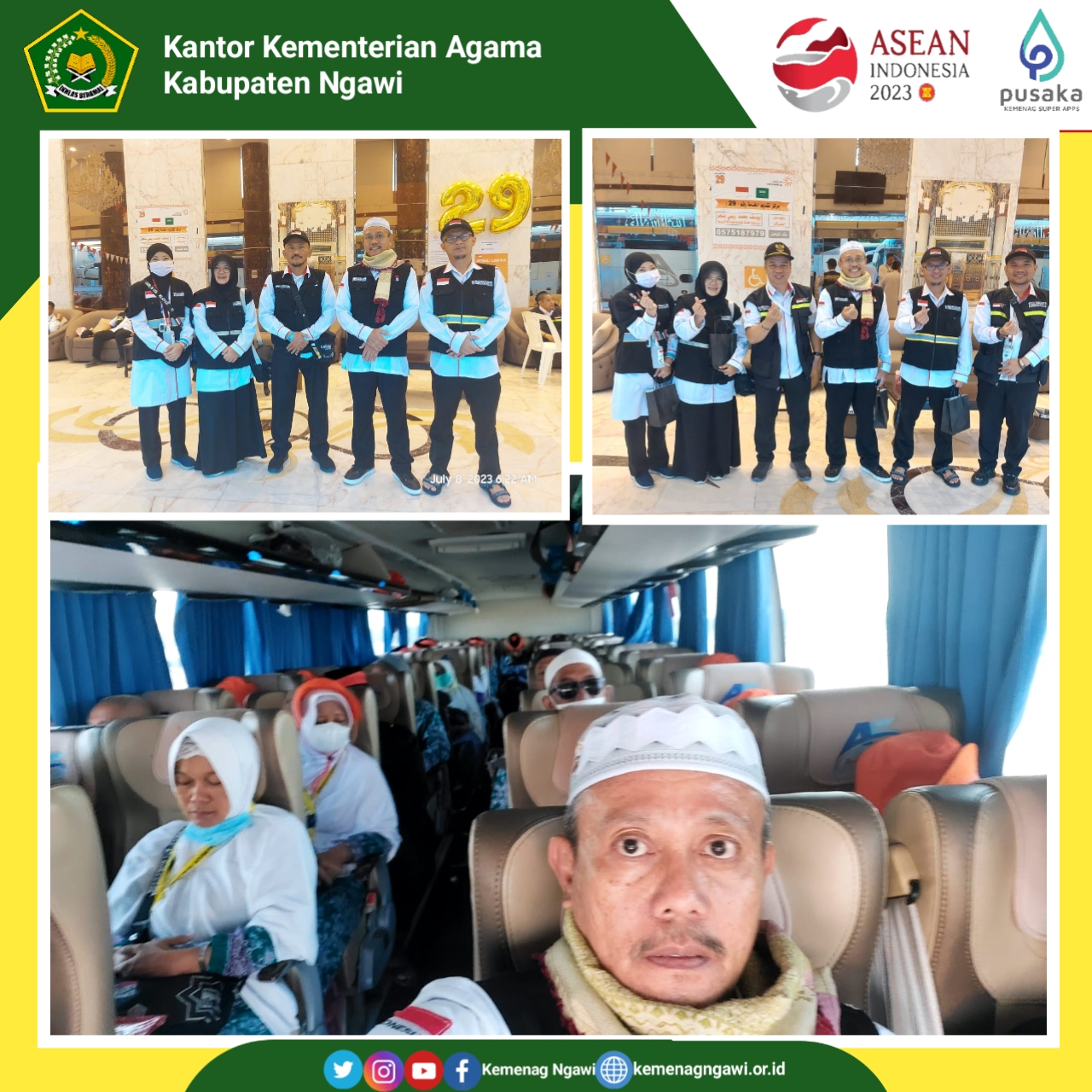 Setelah Sempurna Ibadah Haji, Jamaah Haji Sub 11 Kembali Ke Tanah Air