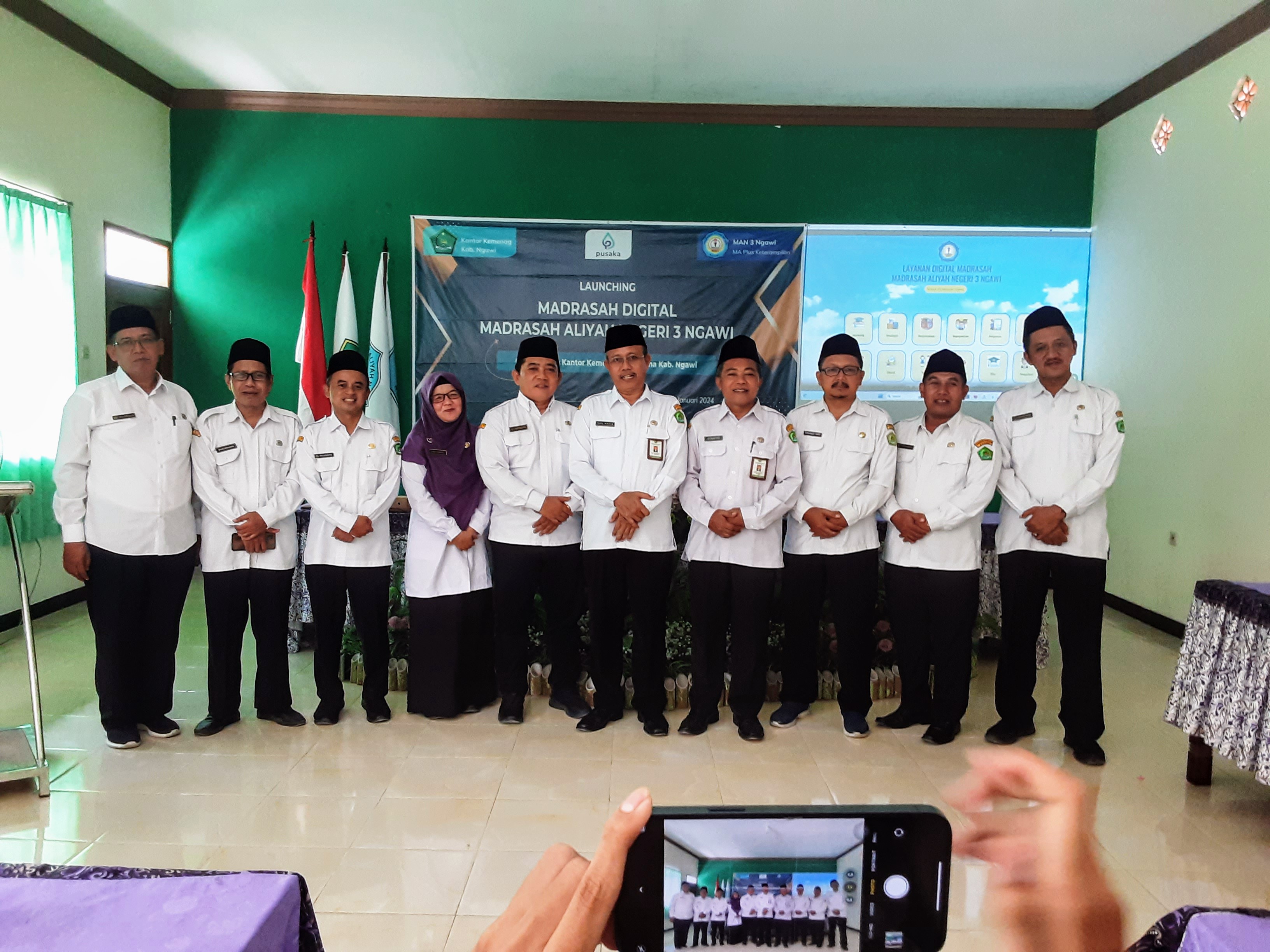 MAN 3 Ngawi Resmi Launching Program Madrasah Digital 