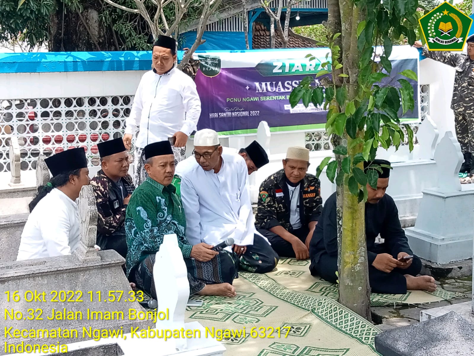 Ziarah Muassis Dalam Rangka HSN Tahun 2022 Kab. Ngawi