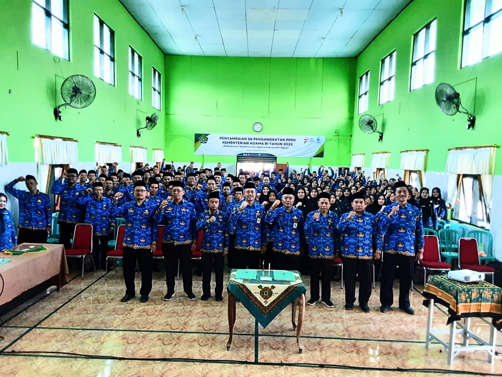 126 Pegawai Kemenag Ngawi Terima SK PPPK Kemenag Formasi Tahun 2022