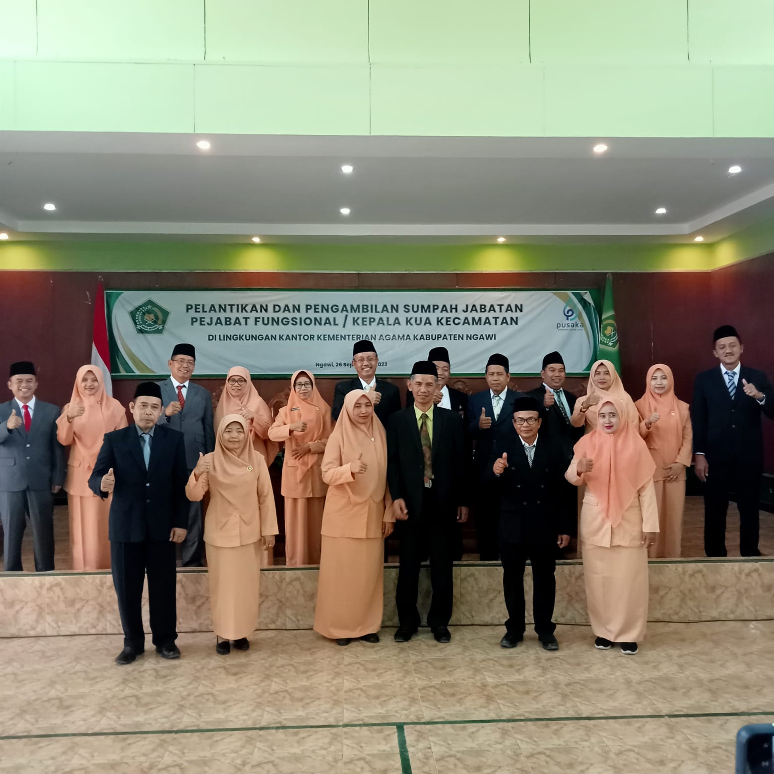 Moh. Wahib Lantik Pejabat Fungsional Di Lingkungan Kemenag Ngawi