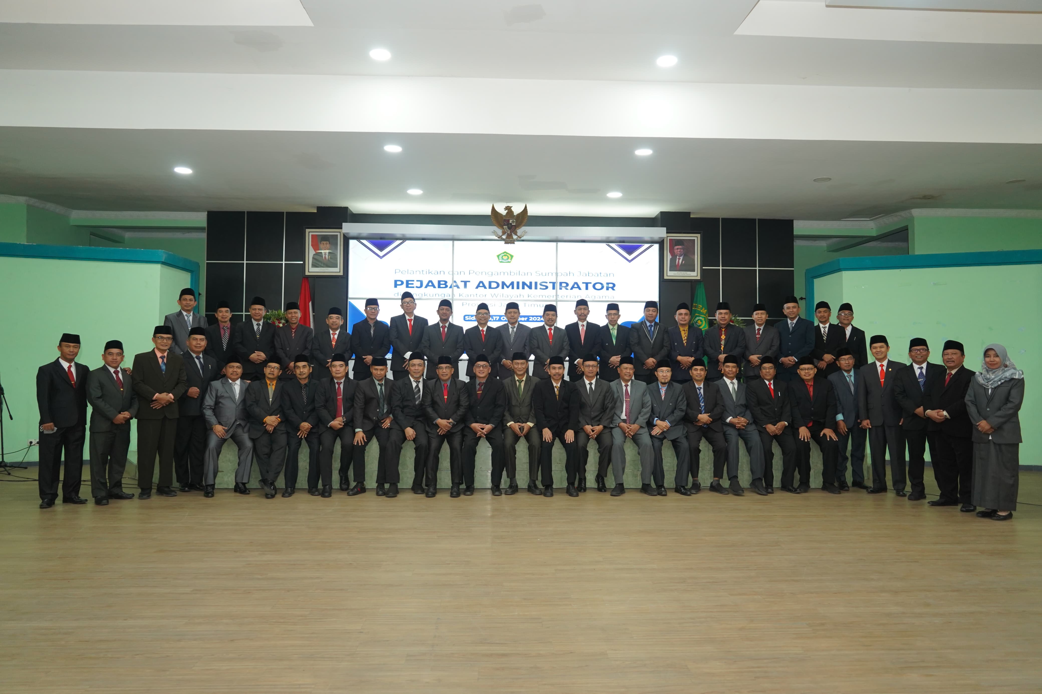 Lantik 18 Pejabat Administrator, Kakanwil: Semua Atas Kehendak Allah SWT