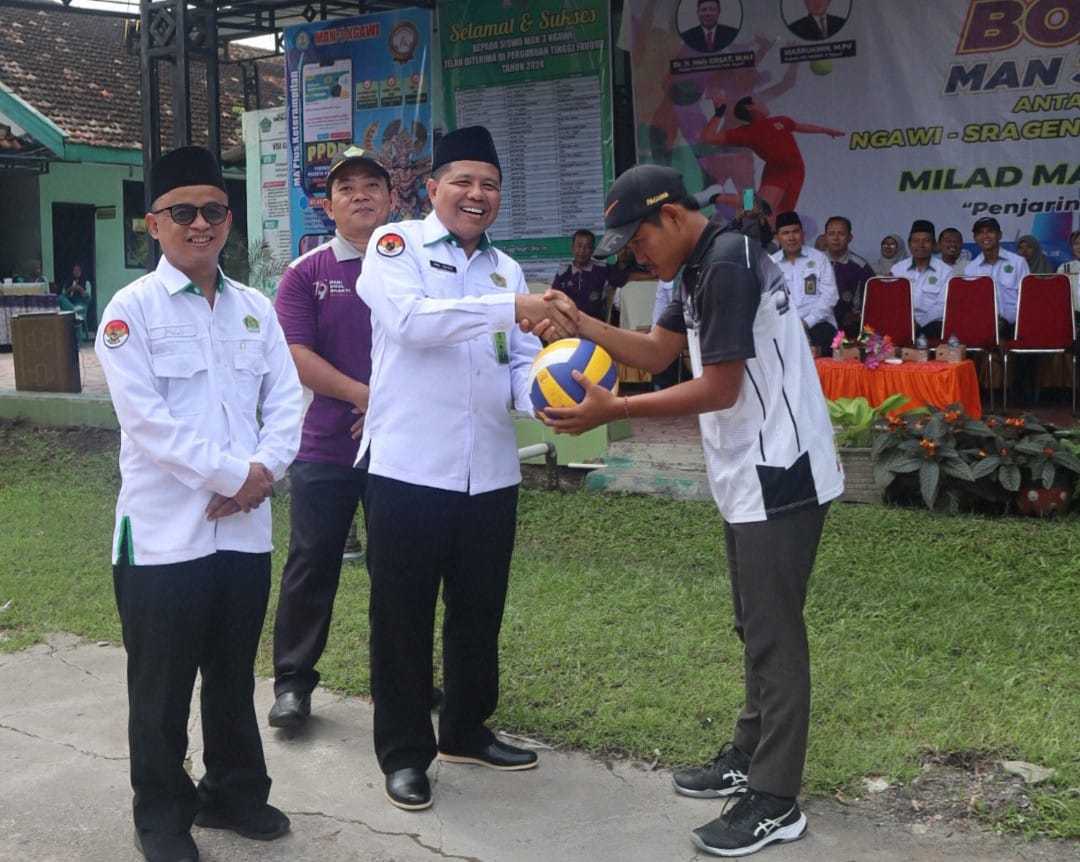 Pembukaan Turnamen Bola Voli MAN 3 Ngawi Cup 3 Dan Milad Ke 57