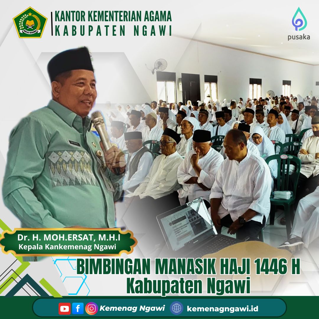 Manasik Haji Massal Kankemenag Ngawi Tahun 1446 H