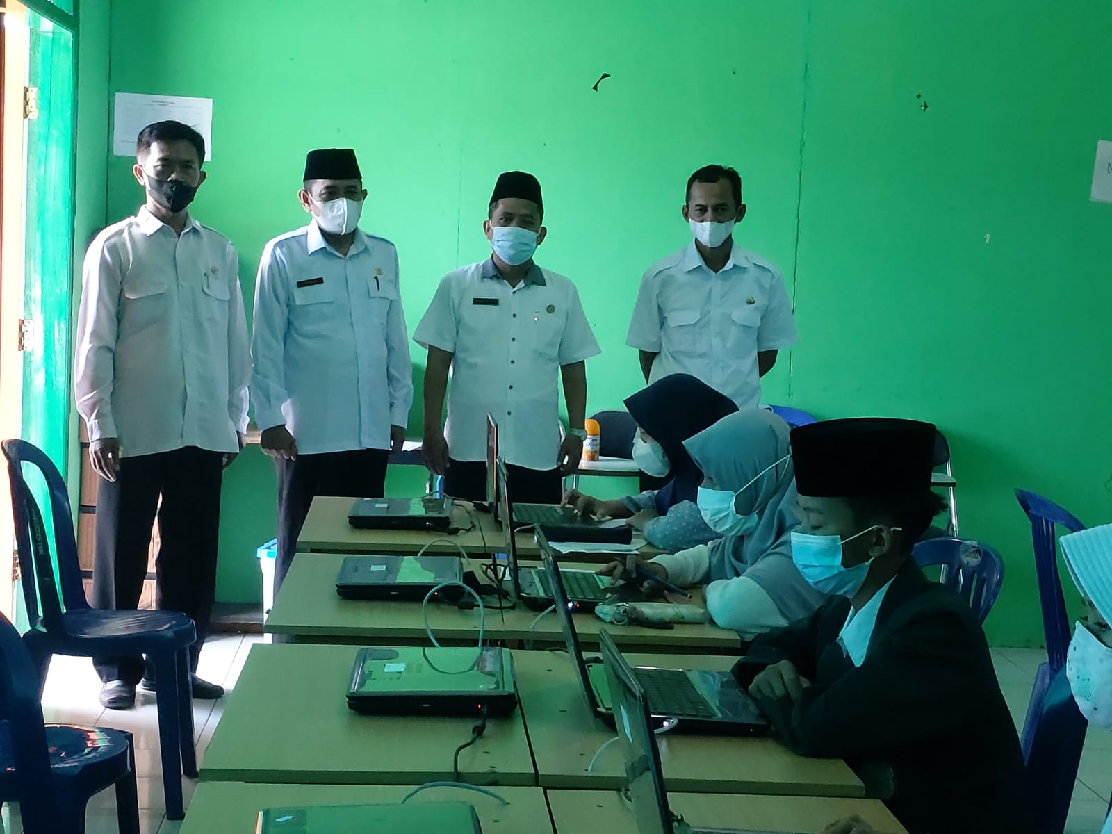 Kasi Pendma Pantau KSMO Provinsi Tingkat MTs dan MI Tahun 2021