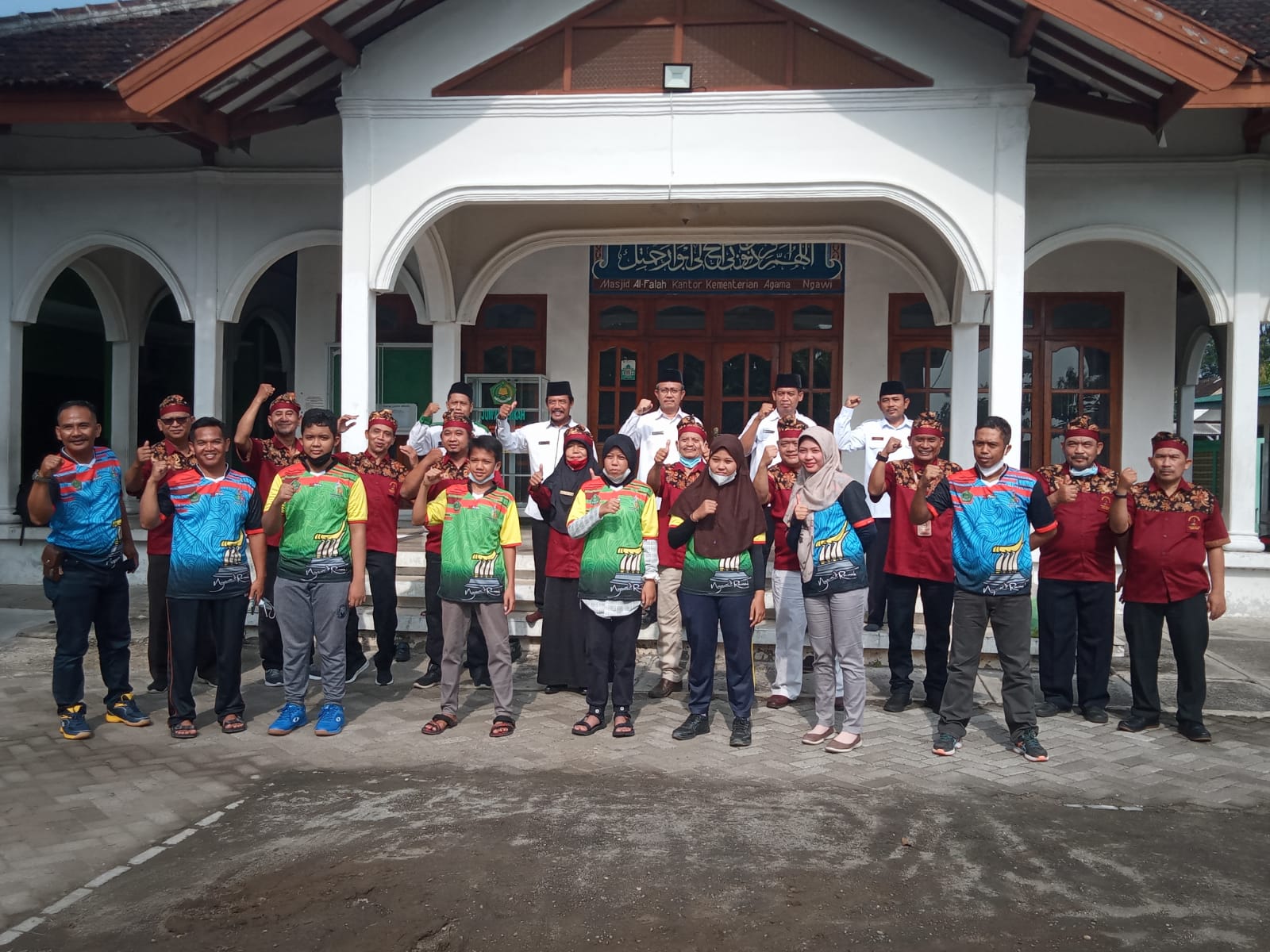 Pelepasan Kontingen PORSENI MTs Kab. Ngawi Tingkat Provinsi Jawa Timur Tahun 2021