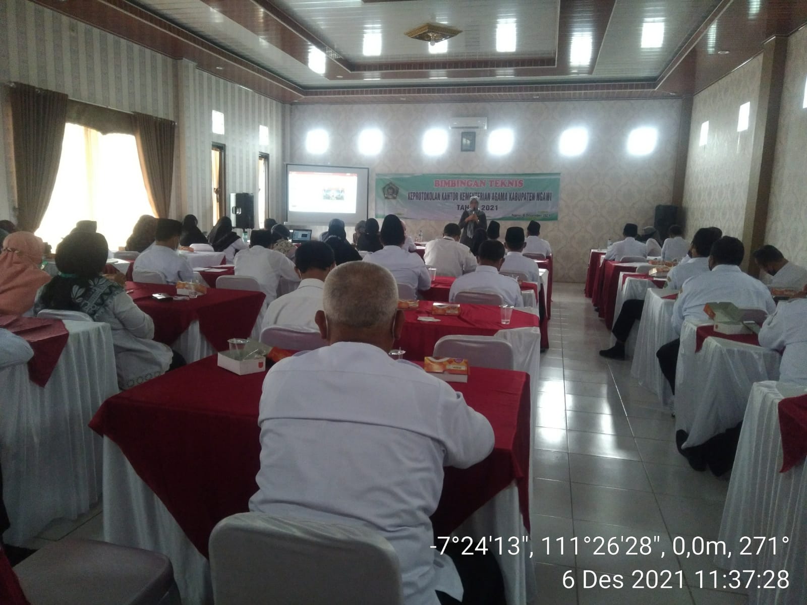 Bimbingan Teknis Keprotokolan Di Lingkungan Kankemenag Ngawi Tahun 2021