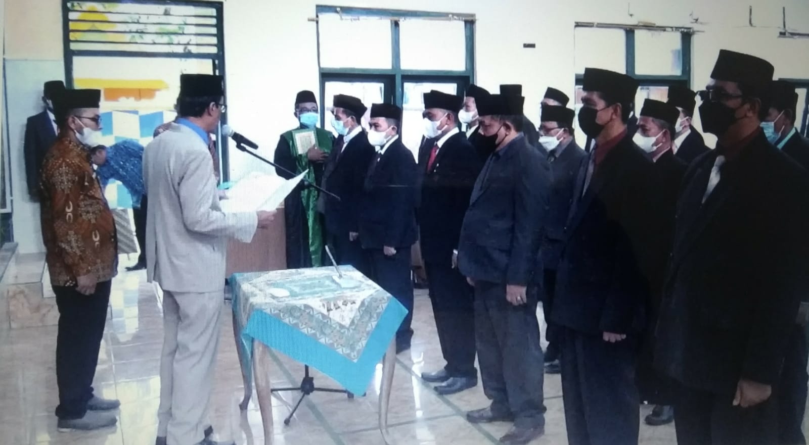 Kakankemenag Ngawi Lantik Dua Puluh Lima Kamad Dan Lima Kaur TU