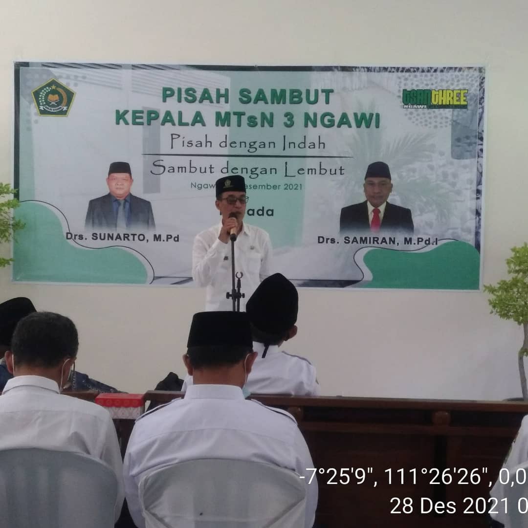 Pisah Sambut Kepala MTsN 3 Ngawi