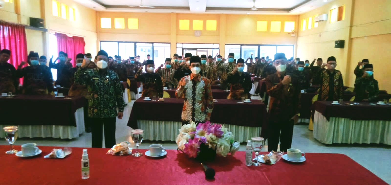 Penguatan Moderasi Beragama ASN Kemenag Ngawi Oleh Stafsus Kemenag RI dan Kakanwil Kemenag Jatim