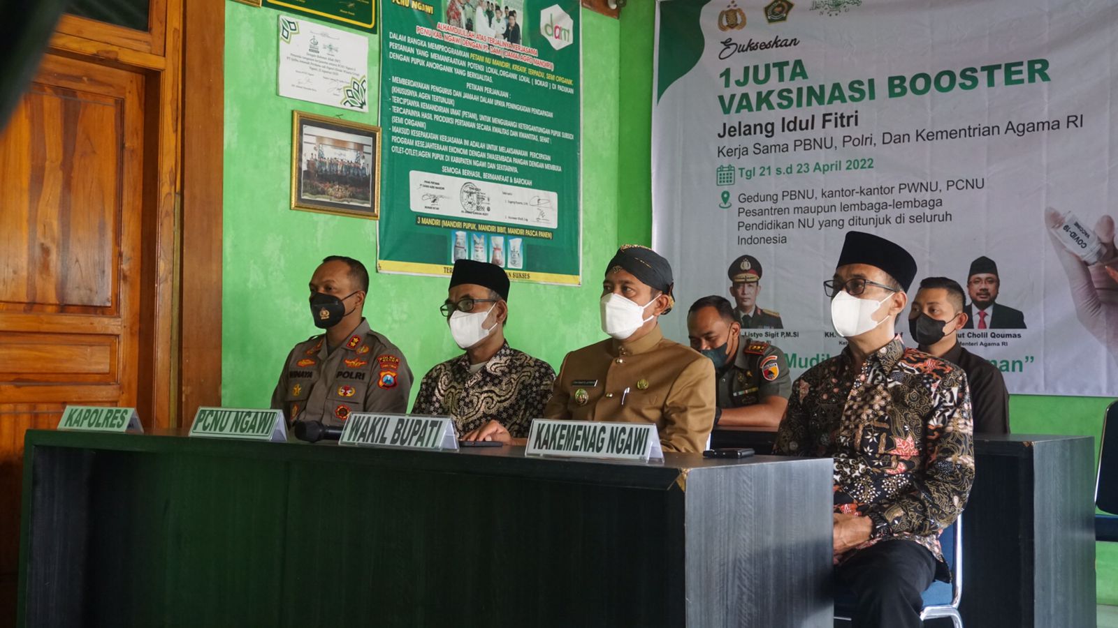 Sukseskan 1 Juta Vaksinasi Booster jelang Idul Fitri 