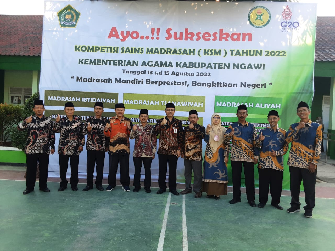 Lepaskan Balon Udara Kakankemenag Ngawi Buka KSM MA