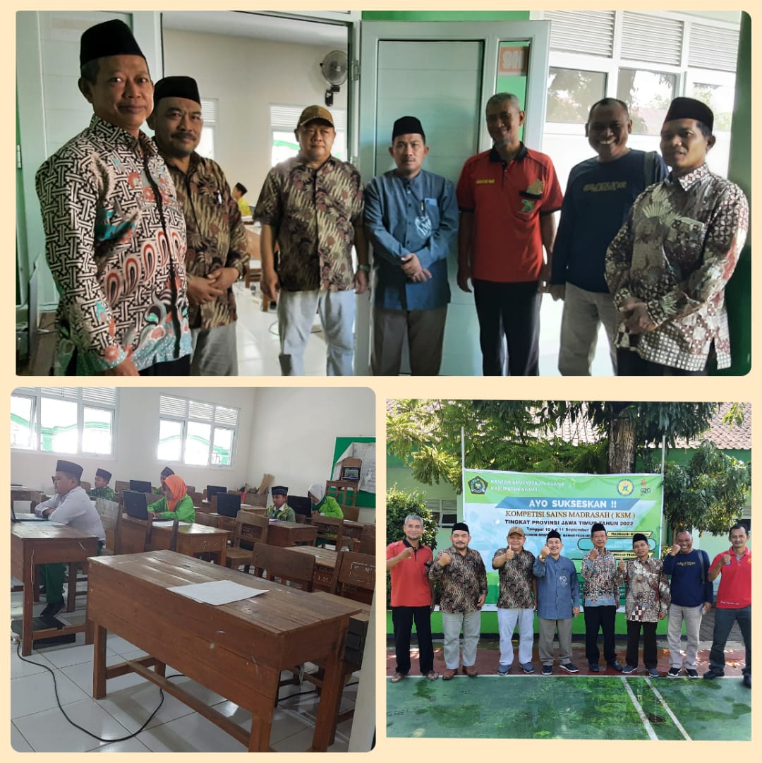 KSM Tingkat Prov. Jawa Timur Tahun 2022 Jenjang MTs Dan MI Di Tilok MTsN 5 Ngawi