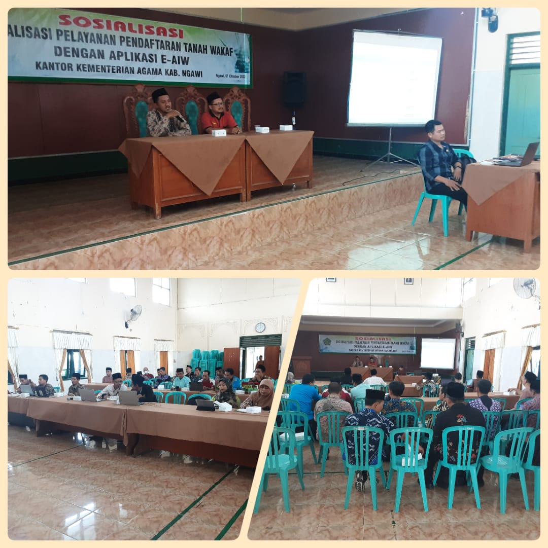 Sosialisasi Digital Pelayanan Pendaftaran Tanah Wakaf Dengan Aplikasi e-IAW