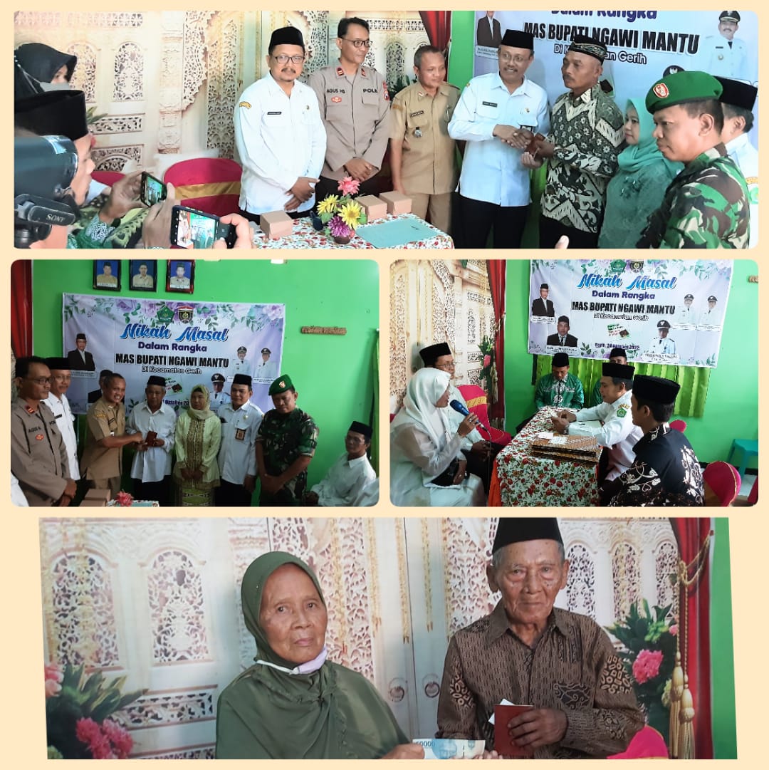 KUA Kec. Gerih Ikut Sukseskan Mas Bupati Ngawi Mantu