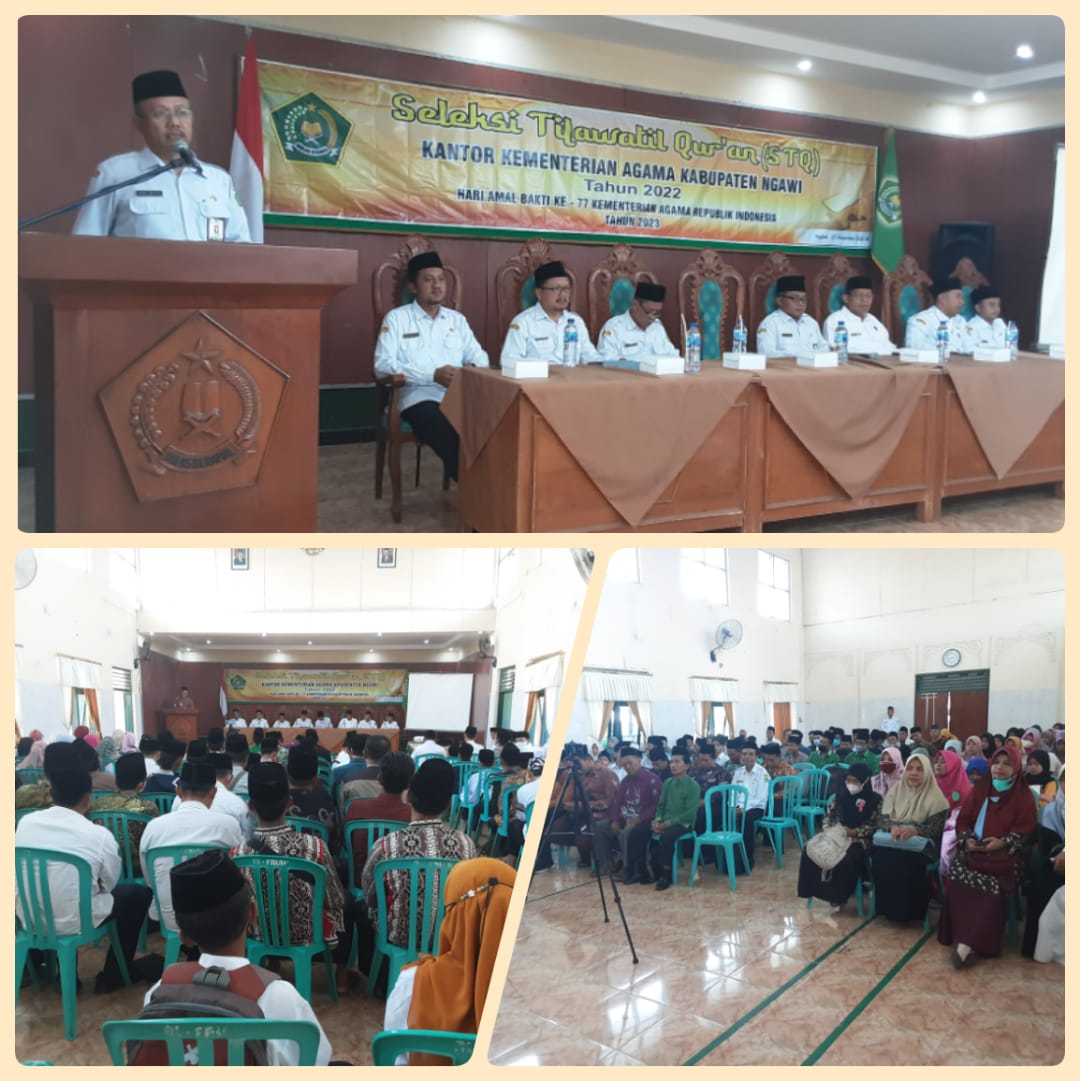 Kemenag Ngawi Gelar Seleksi Musabaqoh Tilawatil Qur’an Tahun 2022