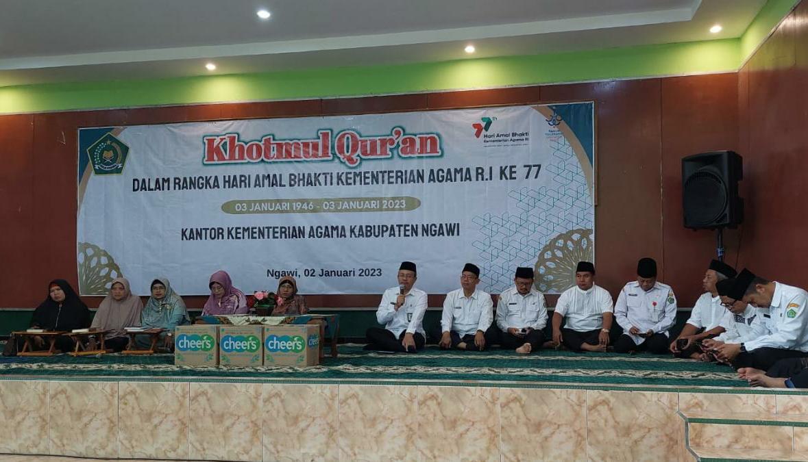 Khotmul Qur’an Dalam Rangka HAB Kemenag R.I Ke 77 