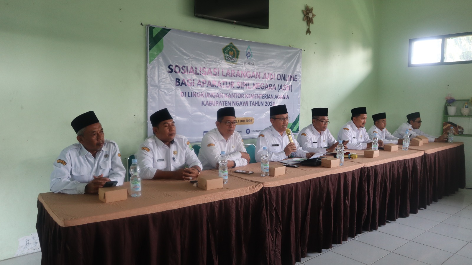 Sosialisasi Larangan Judi Online Bagi ASN Di Lingkungan Kankemenag Ngawi