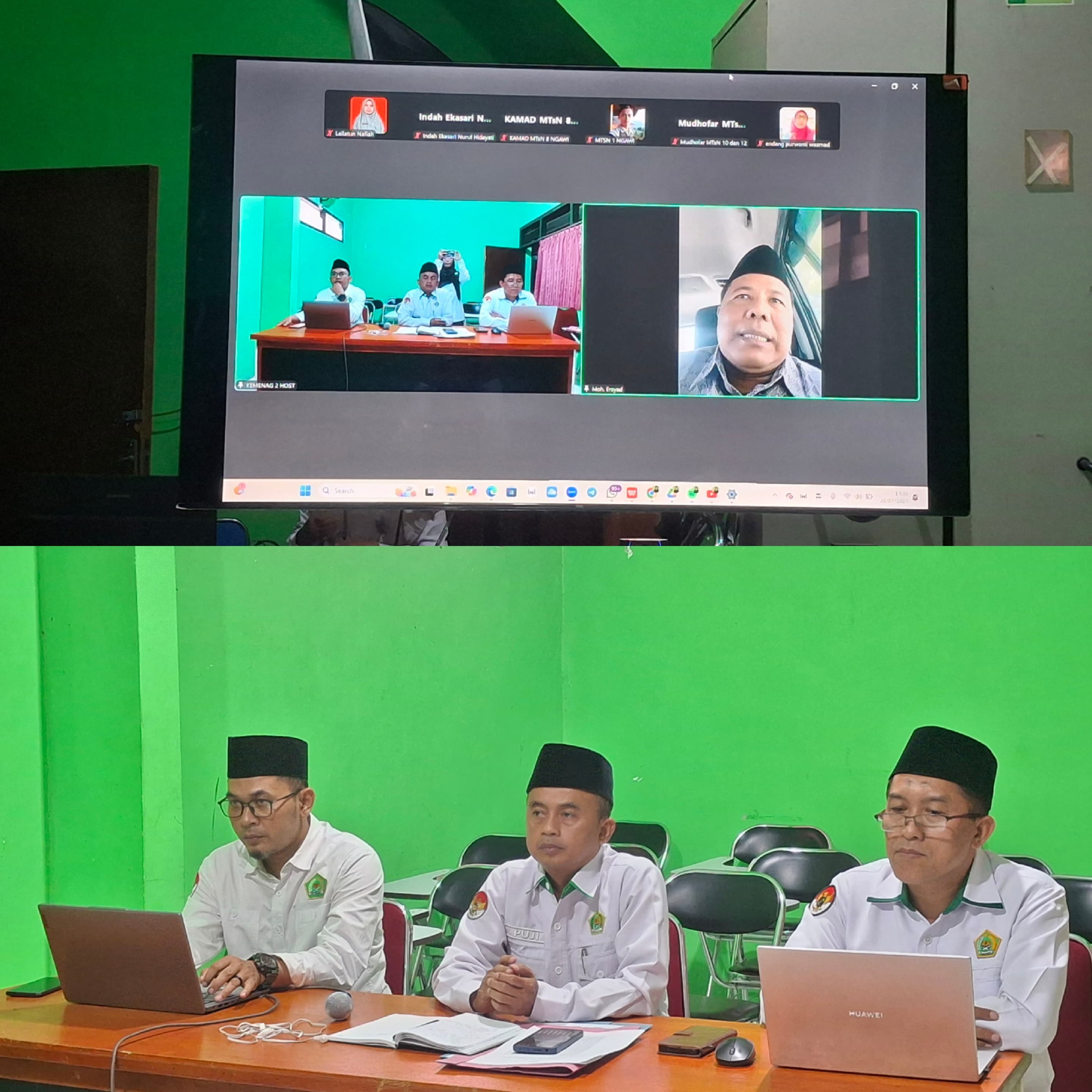 Mantapkan Persiapan PMPZI, Kemenag Ngawi Koordinasikan Satker KUA dan Madrasah
