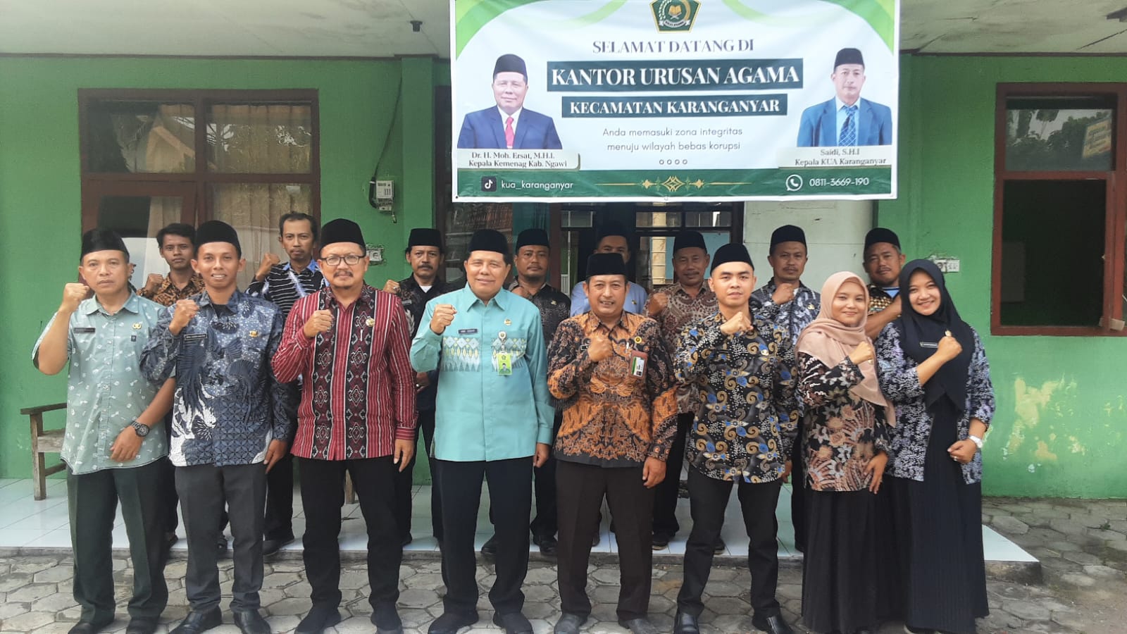 Kepala Kemenag Ngawi Tinjau Proses Sertifikasi Tanah Wakaf di Karanganyar