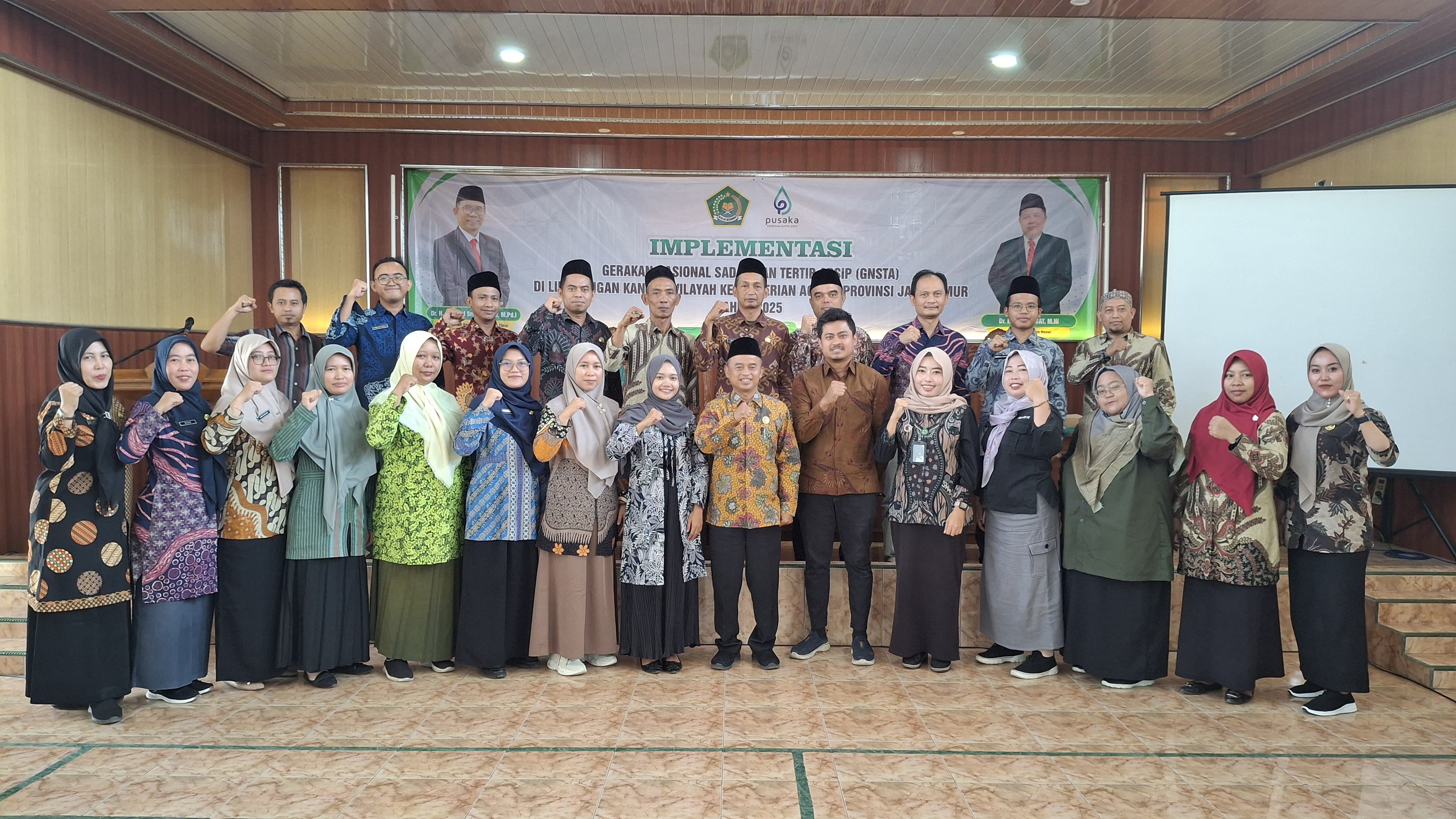 Kemenag Ngawi Sukses Gelar Implementasi Gerakan Nasional Sadar Tertib Arsip