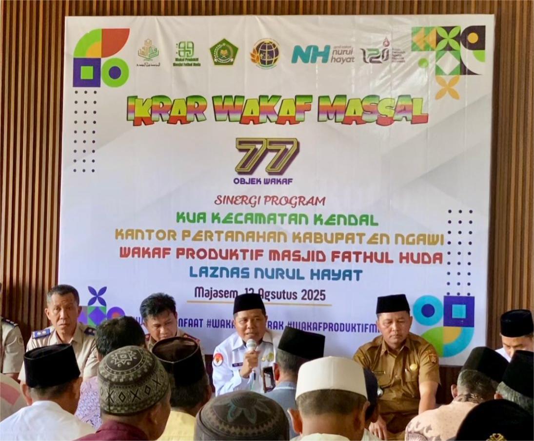 77 Wakif Ikuti Ikrar Wakaf di Kendal