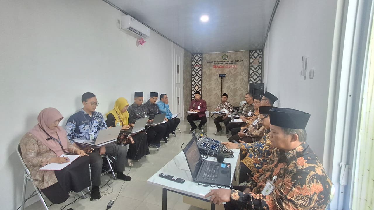 Kemenag Ngawi Serius Bangun Zona Integritas, Gelar Evaluasi Bersama