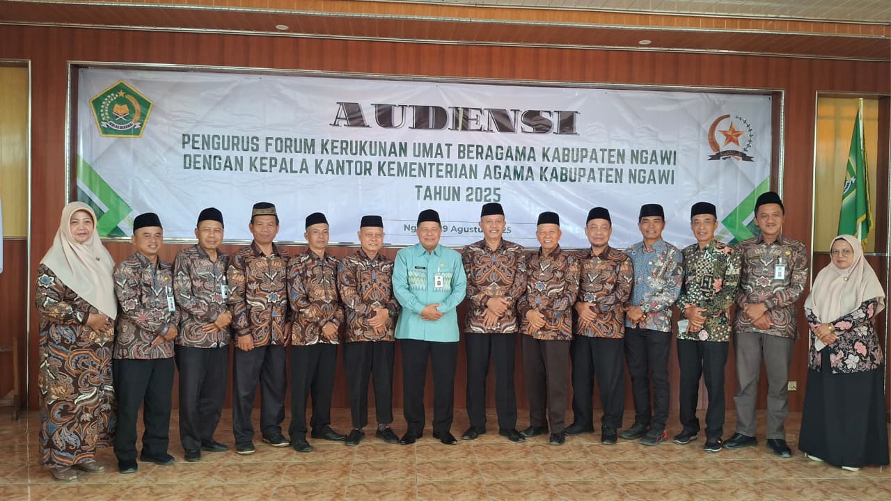 FKUB dan Kemenag Ngawi Perkuat Sinergi Jaga Kerukunan Umat Beragama