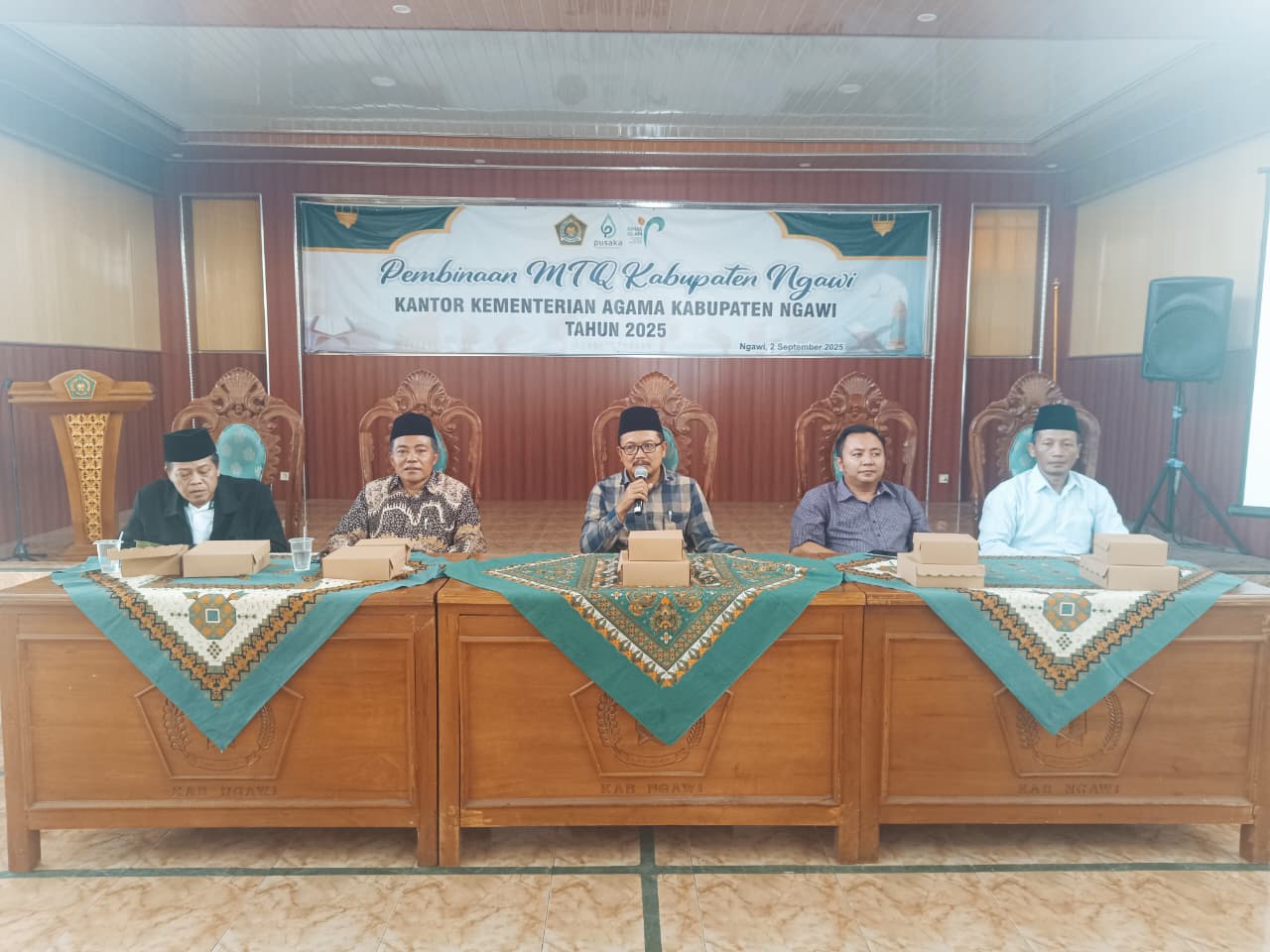 Kemenag Ngawi Gelar Pembinaan Kafilah MTQ 2025