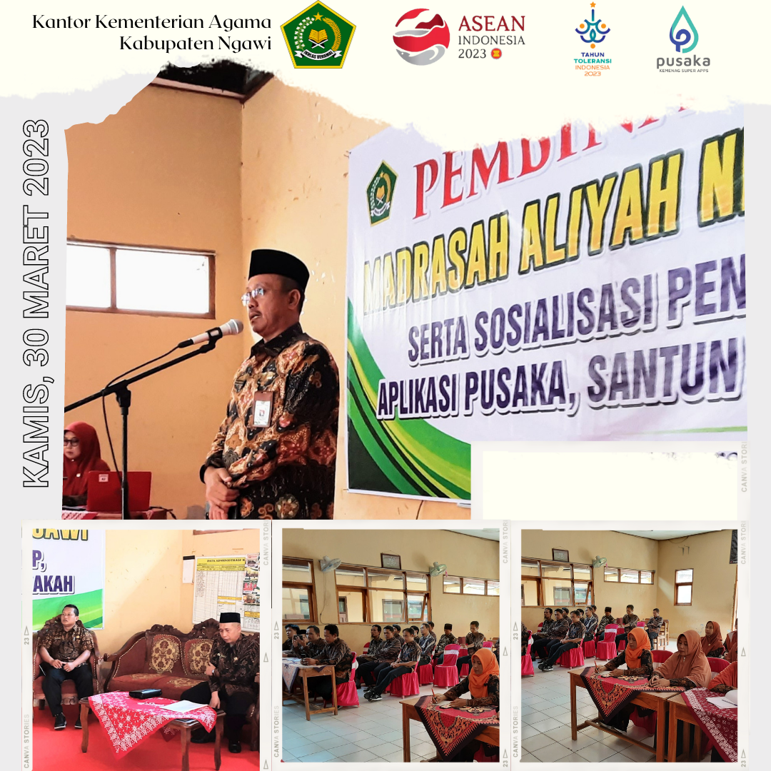 Kakankemenag Ngawi Moh. Wahib Berikan Pembinaan ASN Di MAN 4 Ngawi